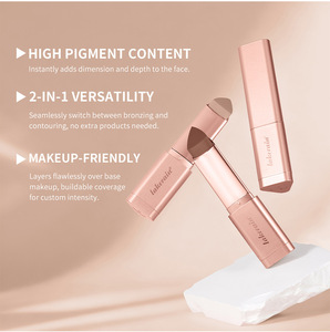 <span class=keywords><strong>Maquillaje</strong></span> Facial 2 en 1 en Crema y Barra con Contorno de Cobre Antioxidante, Hidratante, de Larga Duración, Sin Aceite y con Alta Pigmentación - Product Image 3