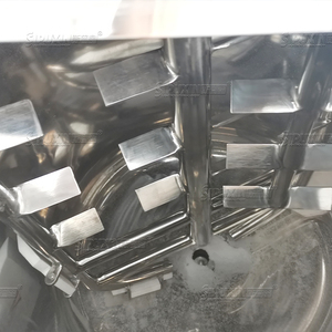 SPX 200L Mixer Chemical Electric Heating <strong>Reactor</strong> Cream Homogenizer Emulsifier Mixing Stirred Tank With <strong>Agitator</strong> Mixing Tank - Product Image 3
