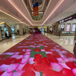 P3.91 tương tác trong nhà HD LED sàn gạch hiển thị không thấm nước cho video & Văn Bản IP65 đánh giá cho thang máy sử dụng 1-năm bảo hành SDK - Product Image 4