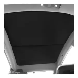 thickened all-purpose silver painted cloth heat resistant front windshield car sunshades for tesla model X