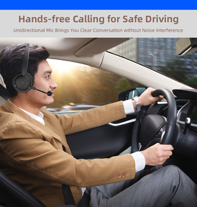 Tai Nghe Không Dây Mono Truckers 99% ENC Khử Tiếng Ồn Trung Tâm Cuộc Gọi Văn Phòng Tai Nghe Bt V5.2 Có Micrô - Product Image 4