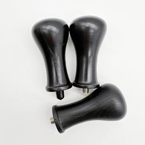 En stock: tamper para cafetera con mango de madera, molinillo de espresso de nogal negro, mango de madera, martillo tamper y accesorios de madera. - Product Image 1