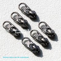 Stock en gros n° 8 curseurs de tirage en métal lisse, fiables, sécurisés, écologiques, de qualité industrielle supérieure, couleur argent antique