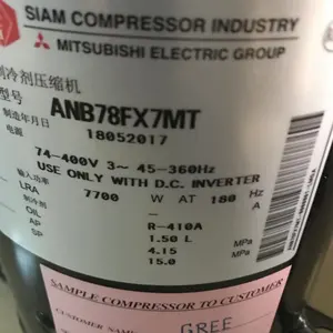 Anb52fzkmt Anb66fzhmt Anb78fzemt/Amt/Cm Scroll Compressor Inverter Compressor Voor Mitsubishi Elektrische Compressor