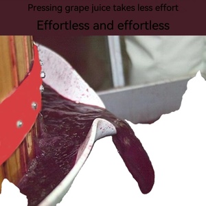 Exprimidor de mano flexible de 6L para el hogar, prensa de madera móvil para frutas, fabricado con materias primas de alta calidad - Product Image 3