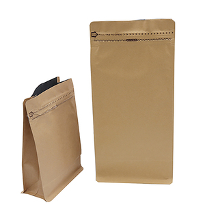 <span class=keywords><strong>Feuille</strong></span> d'<span class=keywords><strong>aluminium</strong></span> noire mate imprimée sur mesure 100g 250g 500g 1kg 12 oz sac de café en plastique à fond plat avec valve - Product Image 6