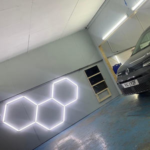 Высококачественное освещение для мастерской, шестигранный светодиодный гаражный фонарь для автомойки - Product Image 6