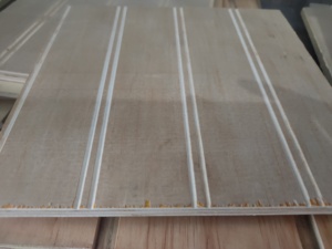 <span class=keywords><strong>Tablero</strong></span> MDF con ranura de melamina MDF <span class=keywords><strong>ranurado</strong></span> de 18mm 1220*2440 de alta calidad con tiras de aluminio - Product Image 2