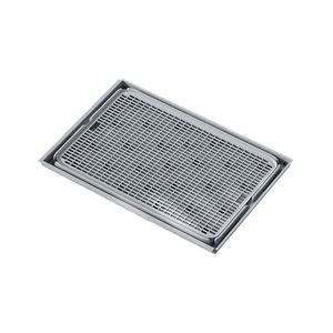 Premium 2 in 1 bağlanabilir çöp Mat çift taraflı yüzey kolay temiz plastik su geçirmez zemin koruma ev kullanımı kedi kumu - Product Image 5