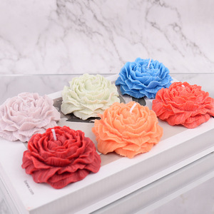 เทียนหอมรูปดอกโบตั๋น ดีไซน์ดอกไม้ สำหรับตกแต่งบ้านและงานแต่งงาน - Product Image 3
