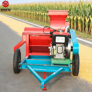 Machine à décortiquer le maïs, batteuse à maïs mobile sur châssis diesel, machine à décortiquer et à égrener le maïs - Product Image 1