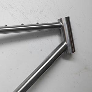 Cuadro de <span class=keywords><strong>Bicicleta</strong></span> de Gravel de Titanio Waltly, Ligero para Uso en Carretera y Ciclocross - Product Image 2