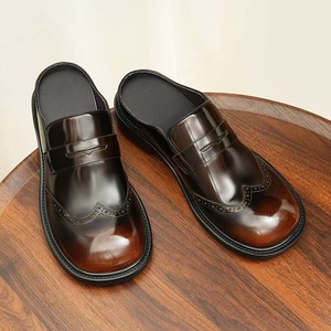 Summer Casual Genuine Leather Upper Rubber Outsole Breathable Light Weight Sandals,casual Shoes Genuine Leather <b>Boots</b> for Men - Product Image 2