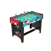 Table de football de table en MDF 119x61x78 cm avec joueurs et buts pour jeu en intérieur