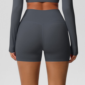 Shorts Deportivos de Cintura Alta para Mujer, con Bolsillo Lateral para Teléfono, Tela Suave y Elástica, Shorts para Gimnasio, Correr, Ciclismo y Yoga, Venta al Por Mayor - Product Image 6