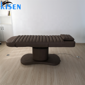 KISEN Salon Electric Spa Schönheits behandlungs stuhl Luxus gebogenes Gesichts wimpern bett Beauty Brown Pink Black <span class=keywords><strong>Massage</strong></span> tisch - Product Image 3