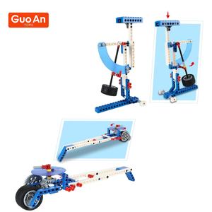 GUOAN oyuncaklar bilim eğitim güdü kuvvet mekanik öğrenme programlanabilir robotik kitleri buhar oyuncak yapı taşı çocuklar için Set - Product Image 4