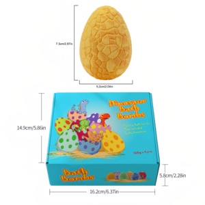 Customized Organic Dinosaur Eggs Bath Fizzies Children's Wholesale Relaxing <strong>Toys</strong> For Bathing