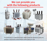 Transformateur de distribution triphasé immergé dans l'huile H61 H59 35kV 10kV 6kV 380V 440V Transformateur de puissance abaisseur HV/MV