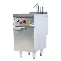 Cuisinière à nouilles électrique en acier inoxydable à un cylindre et six bacs, la plus vendue