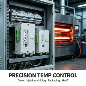 Contrôleur de température sur rail DIN Delta DTC1000L 24VDC, sortie 0-10V, RS-485 Modbus PID pour four et CVC - Product Image 4
