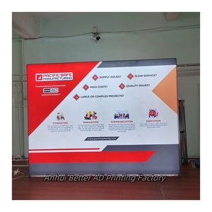 Caja de luz LED para publicidad <span class=keywords><strong>SEG</strong></span> de 10 pies con estantes, soporte de exhibición gráfico retroiluminado, caja de luz de tela de doble cara, <span class=keywords><strong>30</strong></span> unidades vendidas - Product Image 5