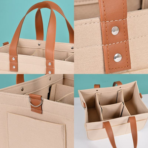 Organisateur de couches pour bébé - Panier de rangement portable pour la crèche, panier de rangement pour voiture, sac fourre-tout pour lingettes et jouets - Product Image 2