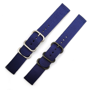 Đa màu Nylon vải cổ tay xem ban nhạc xem dây đeo vòng đeo tay - Product Image 4