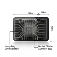 Paires de phares LED 5x7 certifiés DOT SAE, faisceau scellé 7x6, projecteur stroboscopique rouge et bleu, feux de croisement et de route pour Jeep XJ, SUV, camion