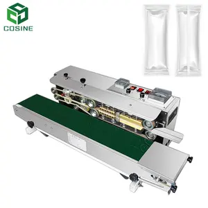 Cosinus Horizontale Of Verticale Continue Band Sealer Sluitmachine Voor Zak Met Solid Ink Codering