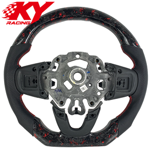Volant sport LED en fibre de carbone forgée rouge personnalisé, adapté aux Mini F54 F55 F56 F57 F60 Cooper S R56 R57 R58 R60 - Product Image 3