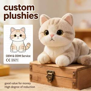 Peluche Gatto Realistico Economico, Vendita all'Ingrosso, Peluche Gatto Realistico di Alta Qualità, Peluche Gatto Realistico Molto Richiesto - Product Image 1
