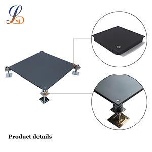 All Steel OA Raised Floor 64 <strong>Honeycomb</strong> Structure Filled Foamed Cement Cut Corner Design For Office Underfloor Cabling System - Product Image 4