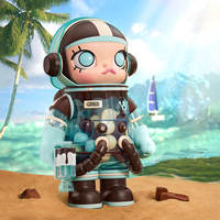 Коллекционная фигурка POPMART MEGA SPACE MOLLY 1000% Mint Chocolate, аниме-кукла из ПВХ, масштаб 1/12, подарочная коробка-сюрприз для демонстрации