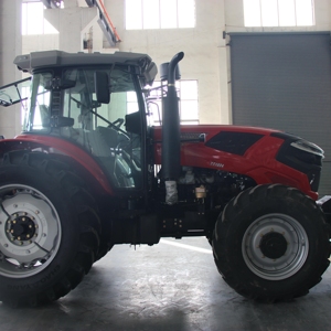 Tracteur agricole 90 CV à quatre roues motrices, diesel, boîte de vitesses 12+12, homologué CE, adapté au labour et aux terres agricoles, vente chaude - Product Image 2