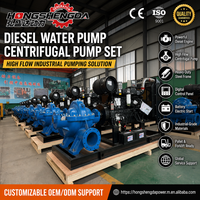 Pompe à eau centrifuge industrielle haute performance à moteur diesel Weichai, démarrage électrique, panneau numérique, certifiée CE ISO, prix usine