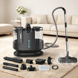 Aspirapolvere a Vapore Portatile Multifunzione <span class=keywords><strong>per</strong></span> Pulizia Efficiente di Tappeti, Pavimenti e <span class=keywords><strong>Tappezzeria</strong></span> - Product Image 1
