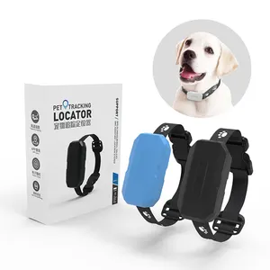 Traqueur intelligent pour animaux de compagnie Localisateur GPS Carte à puce Bluetooth WiFi App Version européenne