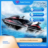 Perahu Motor & Speedboat Fiberglass Berkecepatan Tinggi untuk Dua Orang dengan Konsumsi Bahan Bakar Rendah untuk Olahraga dan Penggunaan Luar Ruangan