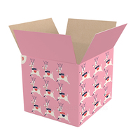 Cartón corrugado grande personalizado Mailer Ecológico Reciclable Desaparición Mate Laminación Embalaje Envío Estampado