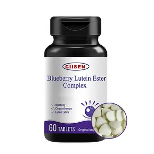 Blueberry lutein capsule contains selenium and vitamin A to protect eyes
