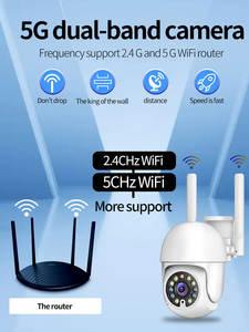 Cámara de Seguridad para el Hogar, con Visión Nocturna en Color, Seguimiento de Movimiento, Panorámica e Inclinación, para Exteriores, sin WIFI - Product Image 5