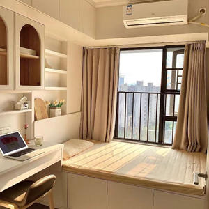 <b>Kids</b> Bedroom <b>Furniture</b> Wood Wardrobe Cabinets Custom Wooden Bed Tatami - Product Image 5