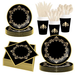 DAMAI, platos y servilletas para fiesta de despedida de soltera, juego de vajilla para fiesta de Sr. y Sra., decoraciones de boda de compromiso, favores para cumpleaños - Product Image 1