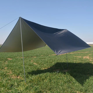 Carpa Grande <span class=keywords><strong>para</strong></span> Acampar al Aire Libre con Techo Plano, Portátil, Impermeable y Protector Solar, Sombrilla <span class=keywords><strong>para</strong></span> Pesca en la Playa - Product Image 3
