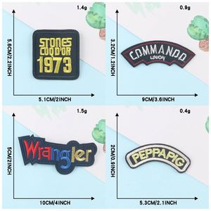 New Design Embroidery Words Letter Applique for Hoodies Hat Decoration - Product Image 5