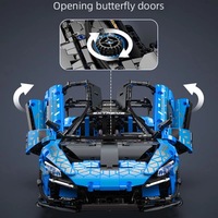 Cada C63003 Dark Knight GTR construire voiture modèle bloc de construction voiture ensembles éducatifs voiture de course brique jouet blocs de construction pour les enfants