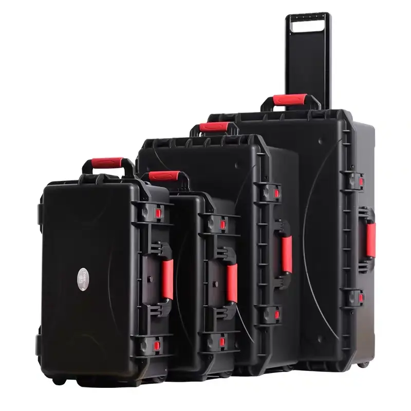 Case Customized Color Hard SKB Plastic Case With Wheels and handles