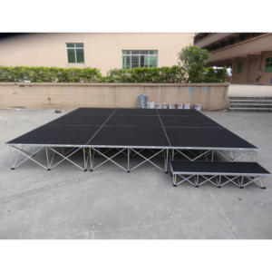 Plataforma de Escenario Móvil Ligera y Portátil de Aleación de Aluminio, Estable, Fácil de Montar, con Certificación CE, RK-Portable Stage RAK-SQ4I para - Product Image 5