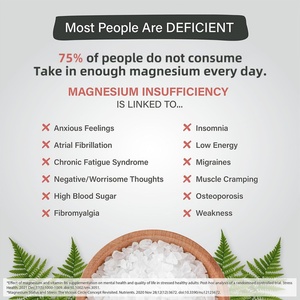 Suplementos de Marca Privada, Extractos de Magnesio para Apoyar el Sueño, la Salud Muscular y del Corazón con Vitamina Magnesio, 60 Cápsulas - Product Image 2